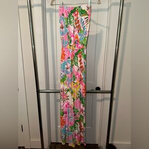 Lilly Pulitzer Strapless Maxi Dress XS